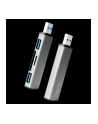 Logilink Hub USB 3.2 Gen 2 aluminiowa obudowa, wbudowany czytnik kart pamięci SD, z diodą LED szary (UA0394) - nr 7