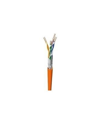 DRAKA  CAT 7 KABEL DO UKŁADANIA UC900 HS23 S/FTP PIMF, PIERŚCIEŃ 50 M, EKRANOWANY KABEL INSTALACYJNY, WYSOKIEJ JAKOŚCI EKRANOWANIE, POMARAŃCZOWY, CAT7 nr 2