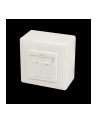 Logilink Cat.6A Wall Outlet 2 X Rj45 Shielded With Backbox Pure White (NP0124) - nr 23