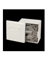 Logilink Cat.6A Wall Outlet 2 X Rj45 Shielded With Backbox Pure White (NP0124) - nr 25