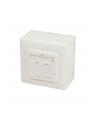 Logilink Cat.6A Wall Outlet 2 X Rj45 Shielded With Backbox Pure White (NP0124) - nr 27