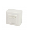 Logilink Cat.6A Wall Outlet 2 X Rj45 Shielded With Backbox Pure White (NP0124) - nr 31
