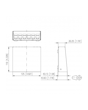 Metz Connect Patchpanel 130861-0602-E 6 Portów Bez Wyposażenia 1 U nr 2