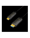 Logilink Cuf0102 - Usb 3.2 Gen 2 Typ-C Do Hdmi Kabel Przyłączeniowy Aoc (Active Optical Cable) 4K/60 Hz Czarny 20 M - nr 1