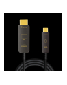 Logilink Cuf0102 - Usb 3.2 Gen 2 Typ-C Do Hdmi Kabel Przyłączeniowy Aoc (Active Optical Cable) 4K/60 Hz Czarny 20 M - nr 3