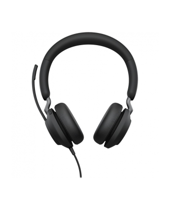 Jabra Evolve2 40 Se Przewodowy Stereofoniczny Zestaw Słuchawkowy Z Certyfikatem Uc Usb C
