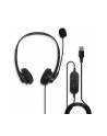 Lindy 42870 słuchawki/zestaw słuchawkowy Przewodowa Opaska na głowę Połączenia/muzyka USB Typu-A Czarny - nr 12