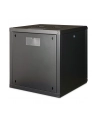 Digitus Szafa Sieciowa Wisząca Unique 19'' 12U Rack 600X600, Drzwi Szyba, Czarny, Niedzielona, Złożona, 100Kg (DN1912U66SW) - nr 14