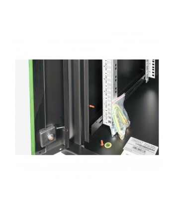 Digitus Szafa Sieciowa Wisząca Unique 19'' 12U Rack 600X600, Drzwi Szyba, Czarny, Niedzielona, Złożona, 100Kg (DN1912U66SW)