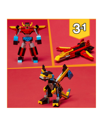 LEGO CREATOR 3w1 6+ Super Robot 31124