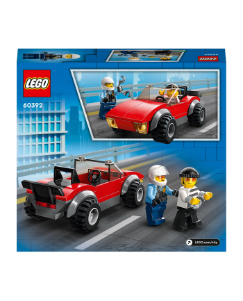 LEGO CITY 5+ Motocykl polic.pościg za samoch.60392