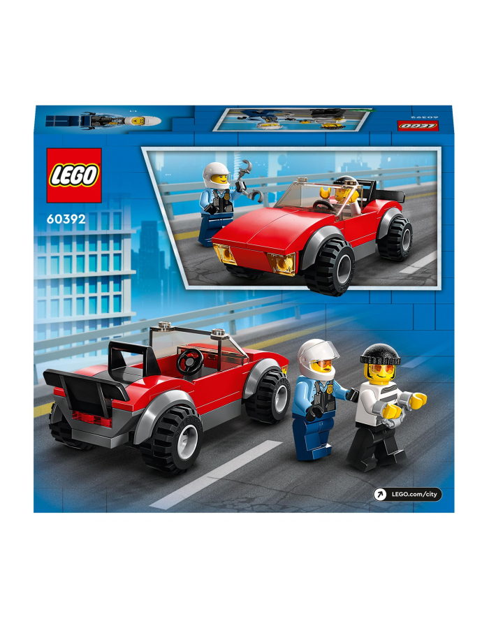 LEGO CITY 5+ Motocykl polic.pościg za samoch.60392 główny