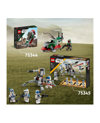 LEGO SW 6+ Mikromyśliwiec kosmicz.BobyFetta 75344