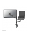 NEOMOUNTS BY NEWSTAR Laptop + Screen Desk Mount 17-27inch clamp+grommet 1 screen Black - nr 54