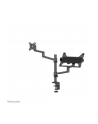 NEOMOUNTS BY NEWSTAR Laptop + Screen Desk Mount 17-27inch clamp+grommet 1 screen Black - nr 56