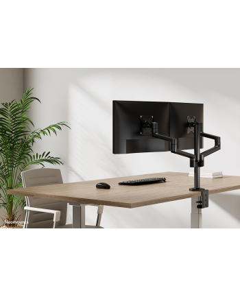 NEOMOUNTS BY NEWSTAR Screen Desk Mount 17-27inch clamp+grommet 2 screens Black