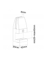 NEOMOUNTS BY NEWSTAR desk clamp set 25-40mm White - nr 5