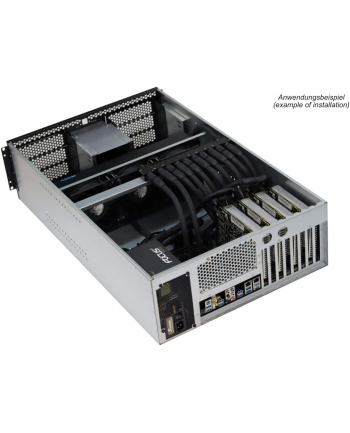Alphacool ES 4U - 19'' - ServerRack, server case (grey/Kolor: CZARNY, watercooling ready) nr 2