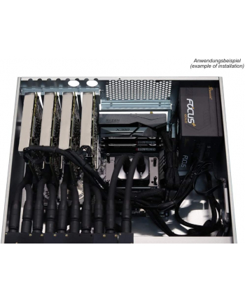 Alphacool ES 4U - 19'' - ServerRack, server case (grey/Kolor: CZARNY, watercooling ready) nr 1