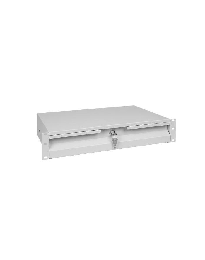 NETRACK Drawer for RACK 19inch 2U cabinet gray główny