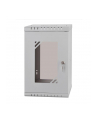 NETRACK ECO-Line wall cabinet 10inch 9U/300 mm - gray glass door - nr 1