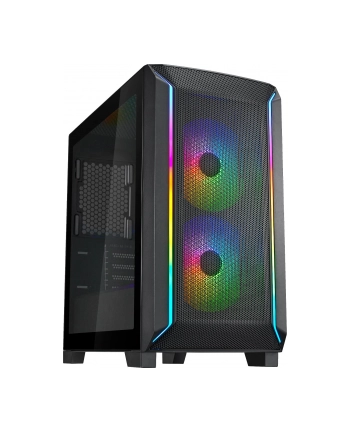 silverstone technology SilverStone SST-FA312Z-BG, Tower Case (Kolor: CZARNY, Tempered Glass)