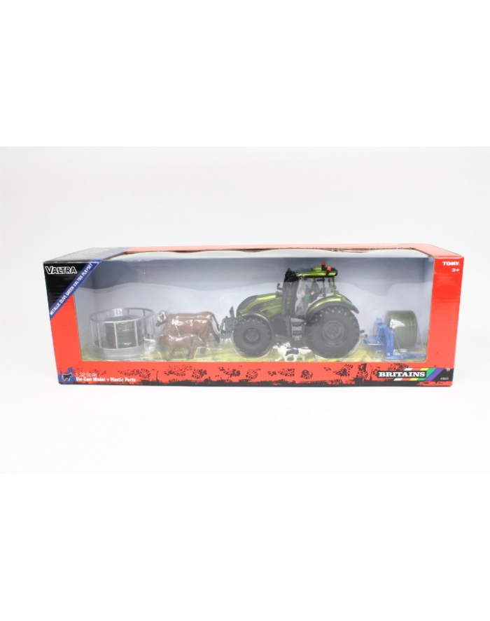 TOMY Britains Metalic Green Valtra zestaw 43323 główny