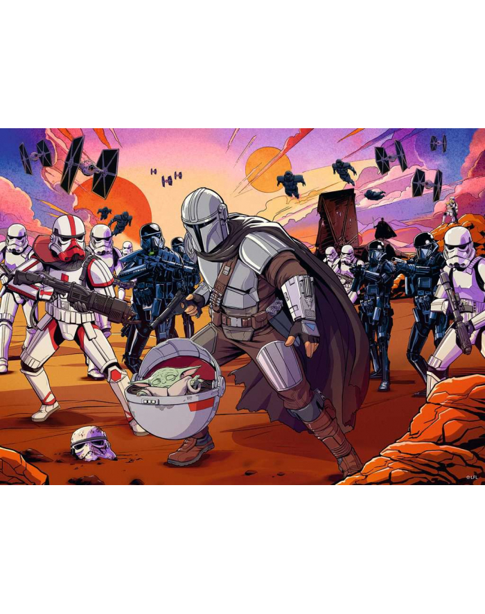 ravensburger RAV puzzle 200 XXL Mandalorian 13278 główny