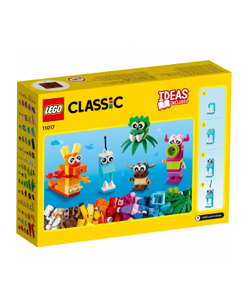 LEGO CLASSI 4+ Kreatywne potwory 11017