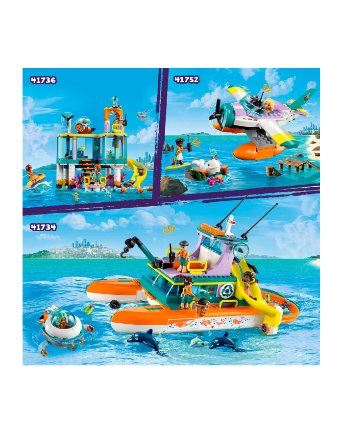LEGO FRIENDS 7+ Morskie centrum ratunkowe 41736 główny