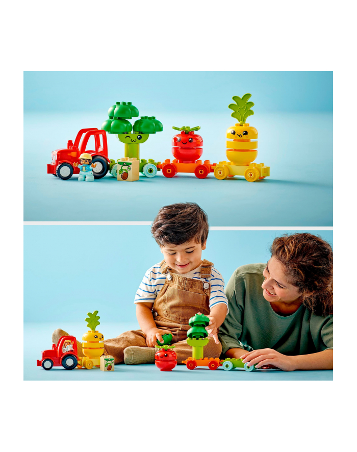 LEGO DUPLO 1,5+ Traktor z warzywami i owoc..10982 główny