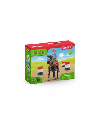 schleich SLH kowbojka i wyścig wokół beczek 42576 73734