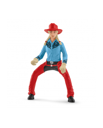 schleich SLH kowbojka i wyścig wokół beczek 42576 73734