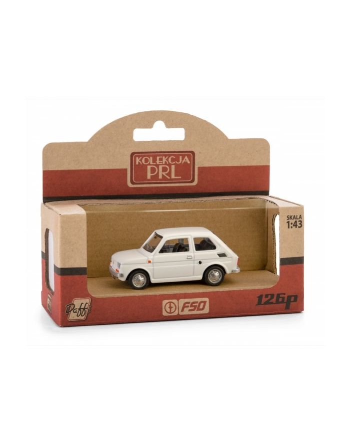 daffi Model Fiat 126p biały K-569 główny