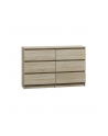 top e shop M6 MALWA KOMODA 120CM 6 SZUFLAD SONOMA - nr 1