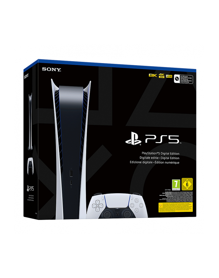 Konsola Sony PS5 Digital Edition 825 GB główny