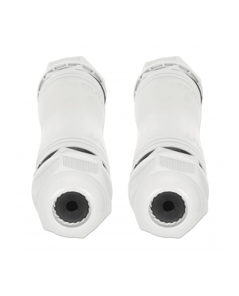Intellinet Zewnętrzny łącznik RJ45 PoE+ 30W, do 1000m, zestaw 2 szt, IP67 (561952)