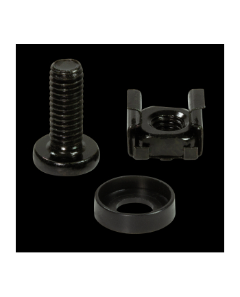 Logilink Cage Nuts Mounting Kit M6 Metal Black 50Pcs (AC116)