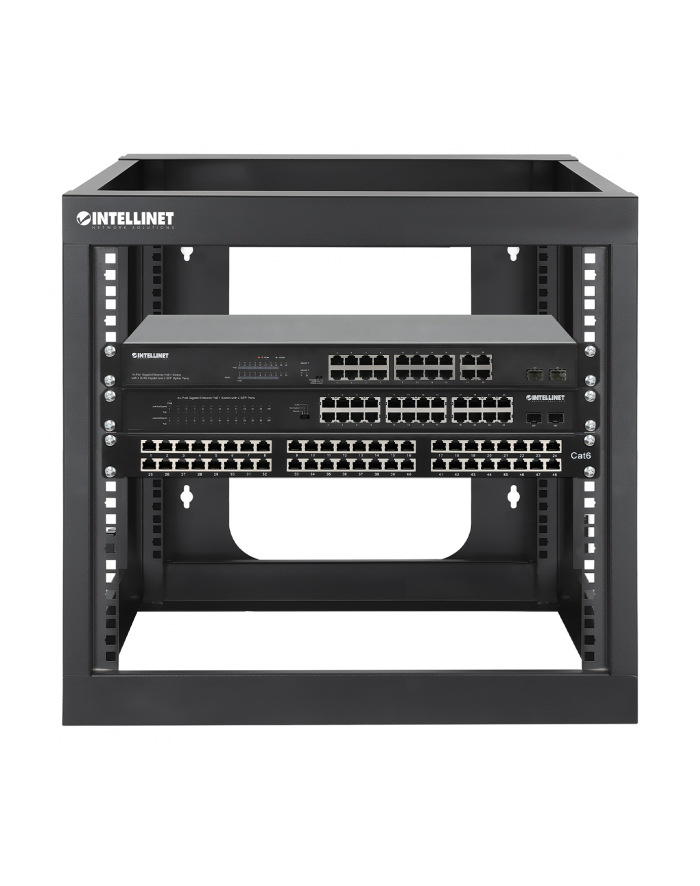 Intellinet Rama Wisząca Rack 19'' 9U 604X555, Z Tylnym Otwarciem, 4 Słupki Montażowe (716048) główny