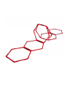 Pure2Improve Hexagon Agility Grid Red - nr 1