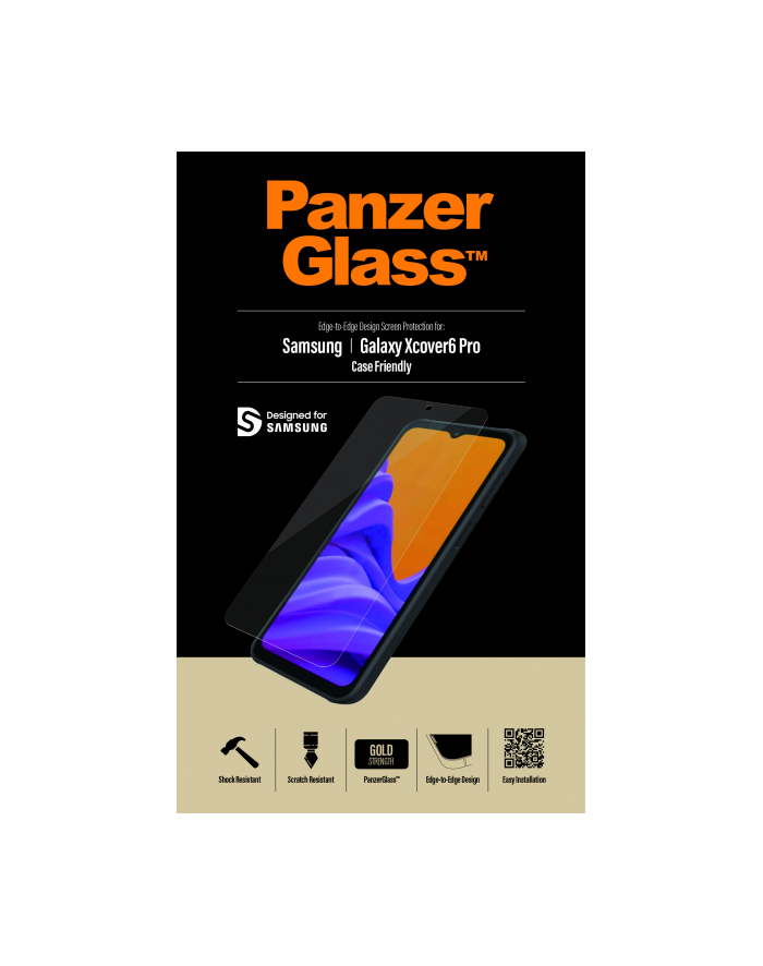 Panzerglass Samsung Galaxy Xcover6 Pro | Xcover 2 Screen Protector Glass główny
