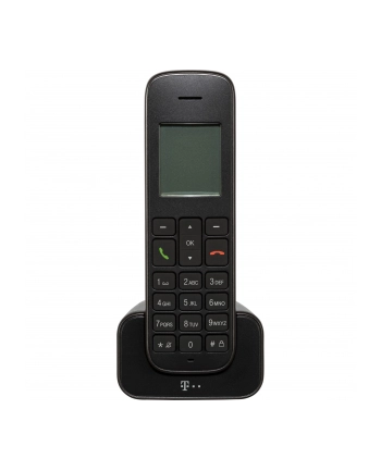 Telekom Sinus 207 Pack Zestaw Rozszerzeń (Słuchawka I Stacja Ładująca) Czarny