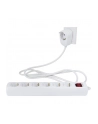 Rev Multiple Socket Outlet White 6+1-fold 2m Powersplit + przełącznik marki (12695114) - nr 1