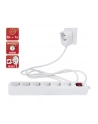 Rev Multiple Socket Outlet White 6+1-fold 2m Powersplit + przełącznik marki (12695114) - nr 2