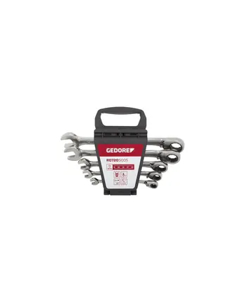 Gedore Red Zestaw Kluczy Płaskooczkowych Z Przełączaną Grzechotką 5Częściowy 3300872 nr 2