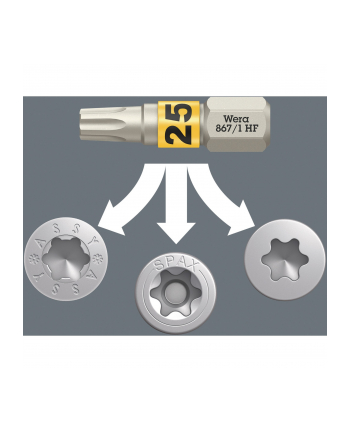 Wera Zestaw Bit-Check 12 Wood Tx Hf . 5057435001