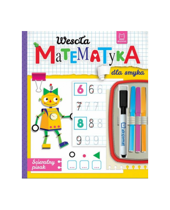 aksjomat Książeczka Wesoła matematyka dla smyka. Pisak ścieralny