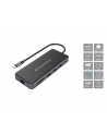 Conceptronic USB-C 2xHDMI,GbE,PD,2xUSB3.0,SD0.25 gr (DONN15G) - nr 7