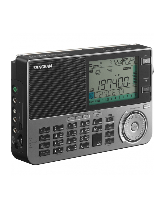 Radio Globalne Sangean ATS-909X2 LCD FM SW AM 3W główny