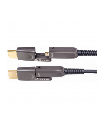 In-Akustik Profi 24 Gbps 15m HDMI-Micro 2.0b LWL 0092431015